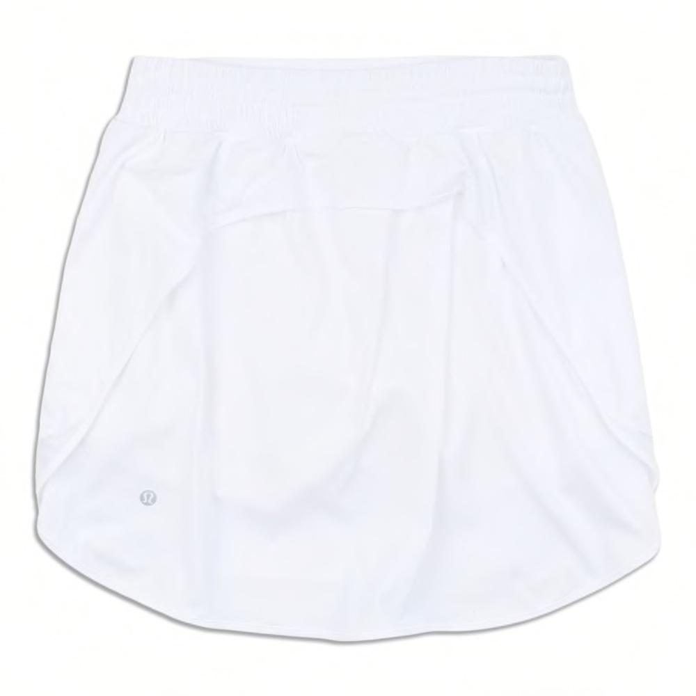 Lululemon Hotty Hot High-Rise Skirt white